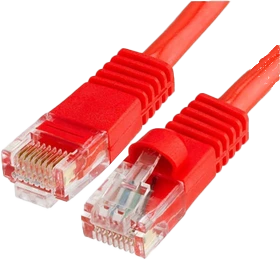 کابل 10 متری شبکه Cat 5 برند Wangdu با سوکت RJ45