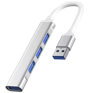 هاب USB 3.0 فلزی در حال استفاده با چند دستگاه