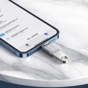 مبدل OTG مک دودو با کابل کوتاه انعطافپذیر