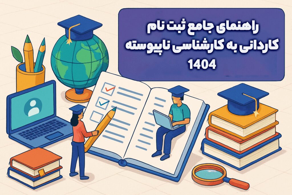 راهنمای جامع ثبت نام کاردانی به کارشناسی ناپیوسته 1404