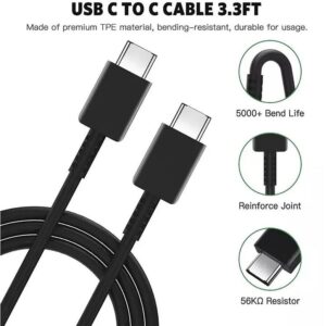 شارژ گوشی Galaxy با آداپتور Samsung 45W
