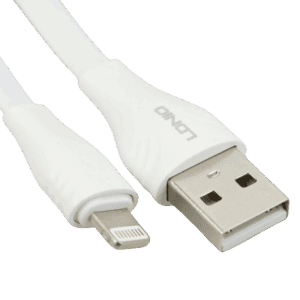 نمای نزدیک از کابل لایتنینگ LDNIO مدل LS551