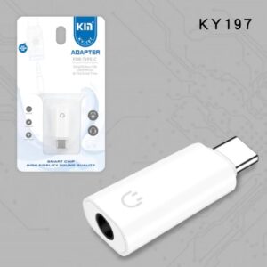 تبدیل Type-c به مادگی AUX برند KIN مدل KY-197