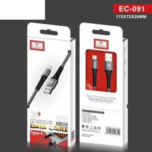 کابل شارژ Earldom EC-091C با کانکتور Type-C