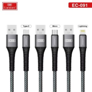 کابل USB به Type-c برند Earldom مدل EC-091C