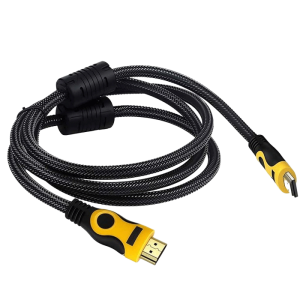 نمای کامل کابل HDMI 1.5 متری XP با سوکت طلایی