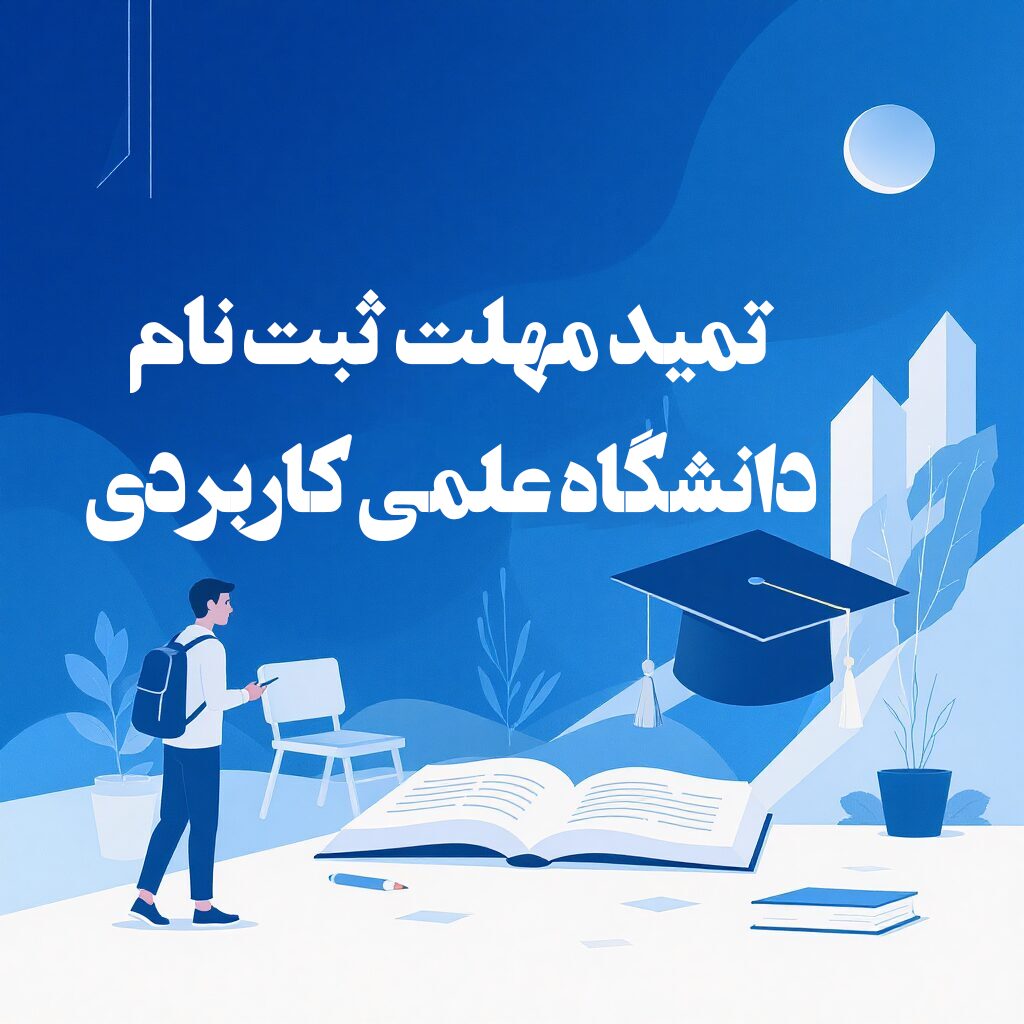 تمدید مهلت ثبت نام دانشگاه علمی کاربردی