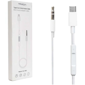 کابل تبدیل type-c به جک 3.5 میلیمتری TREQA مدل CA-1083
