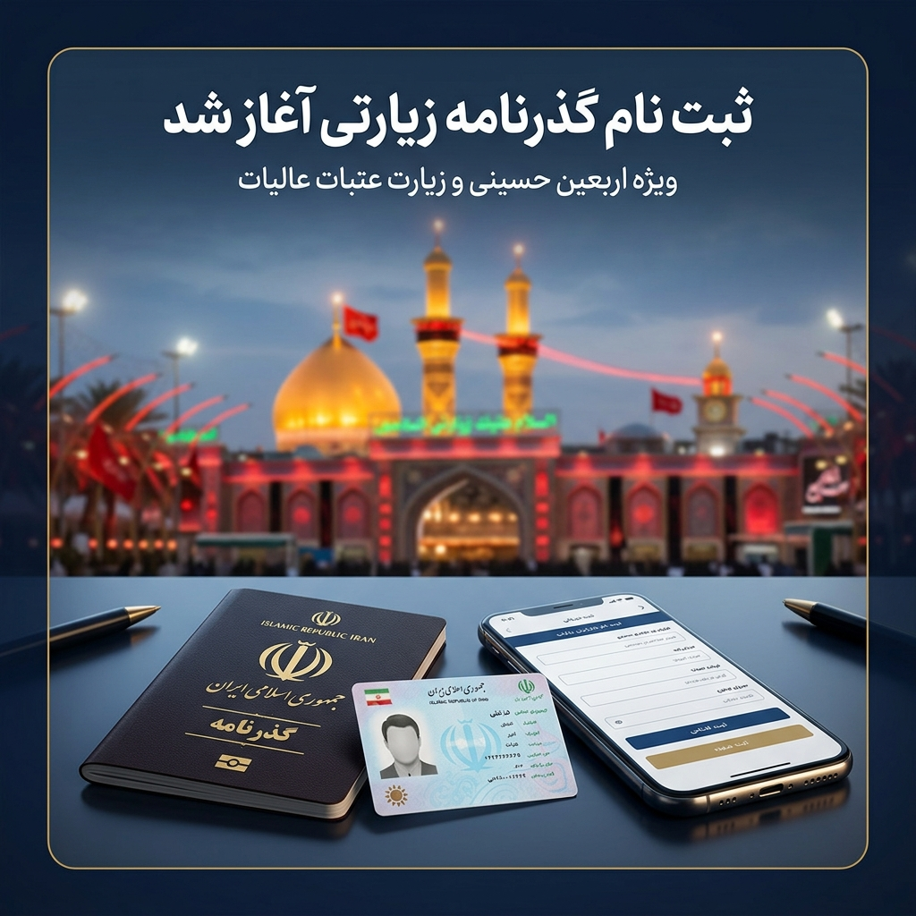 ثبت نام گذرنامه زیارتی