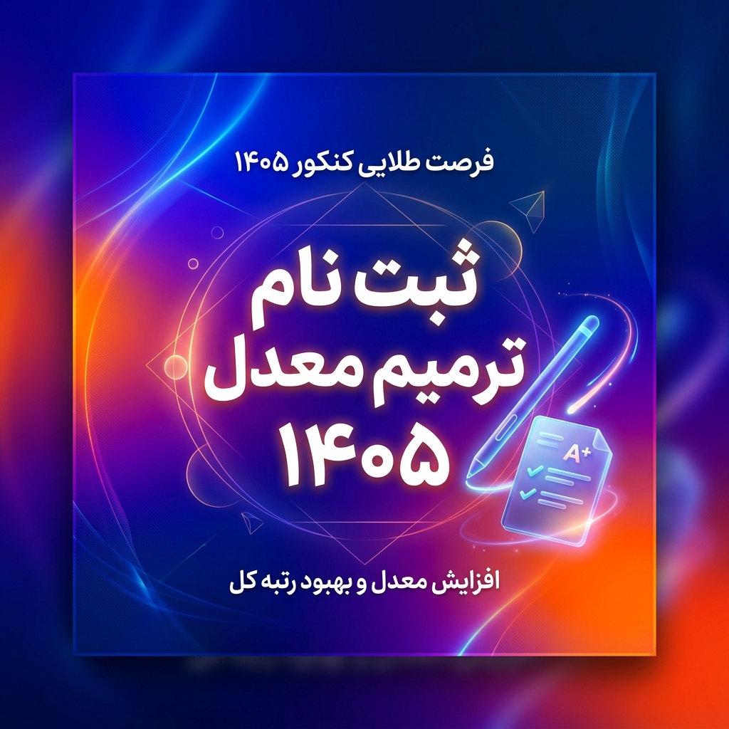 ثبت نام ترمیم معدل 1405