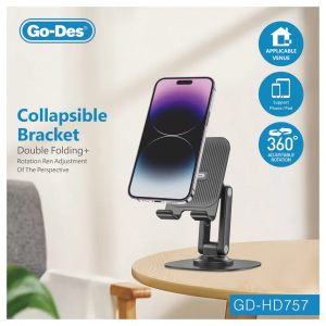 تصویر تبلیغاتی پایه نگهدارنده موبایل Go-Des GD-HD757