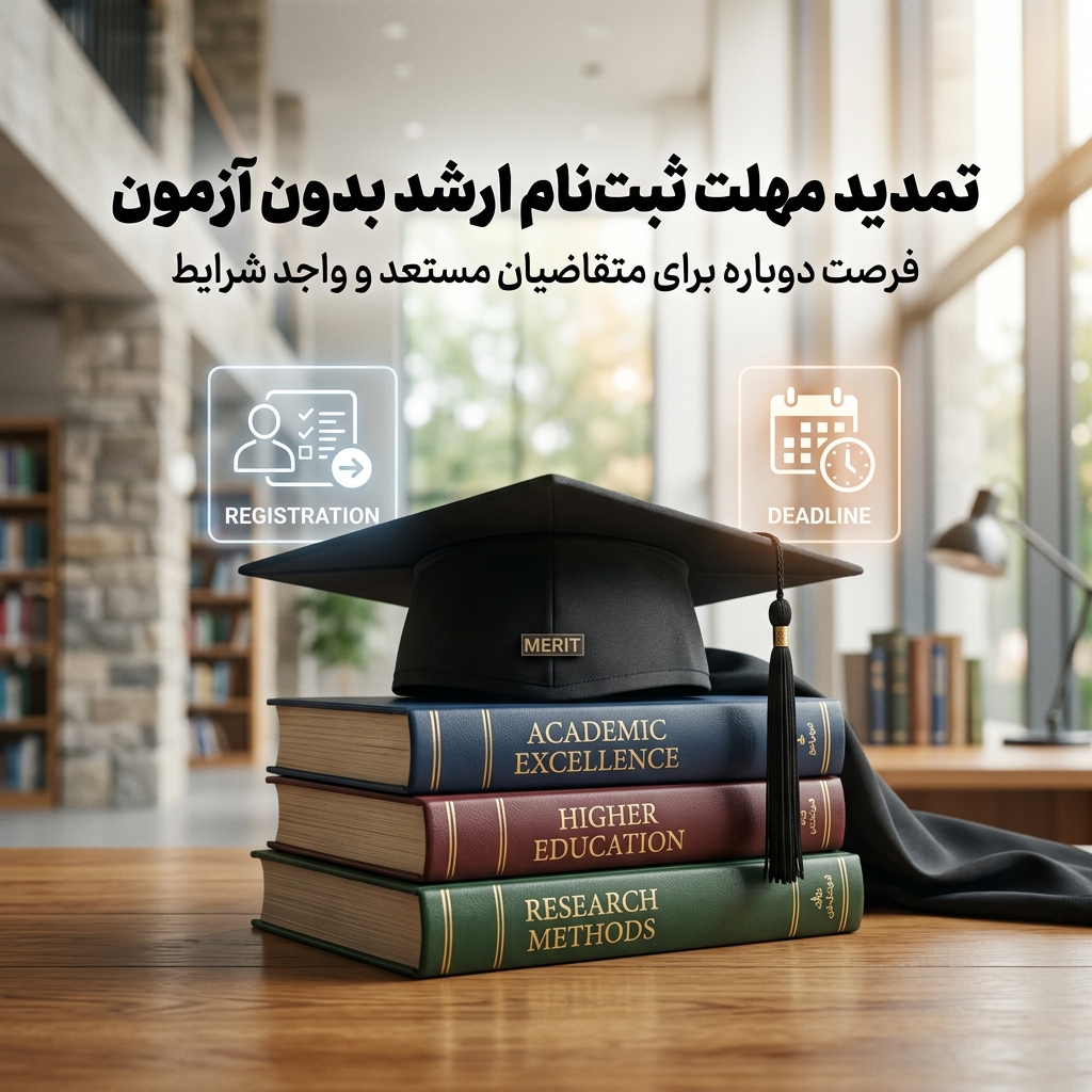 تمدید مهلت ثبت‌نام استعداد درخشان ارشد ۱۴۰۵ دانشگاه فرهنگیان و شهید رجایی