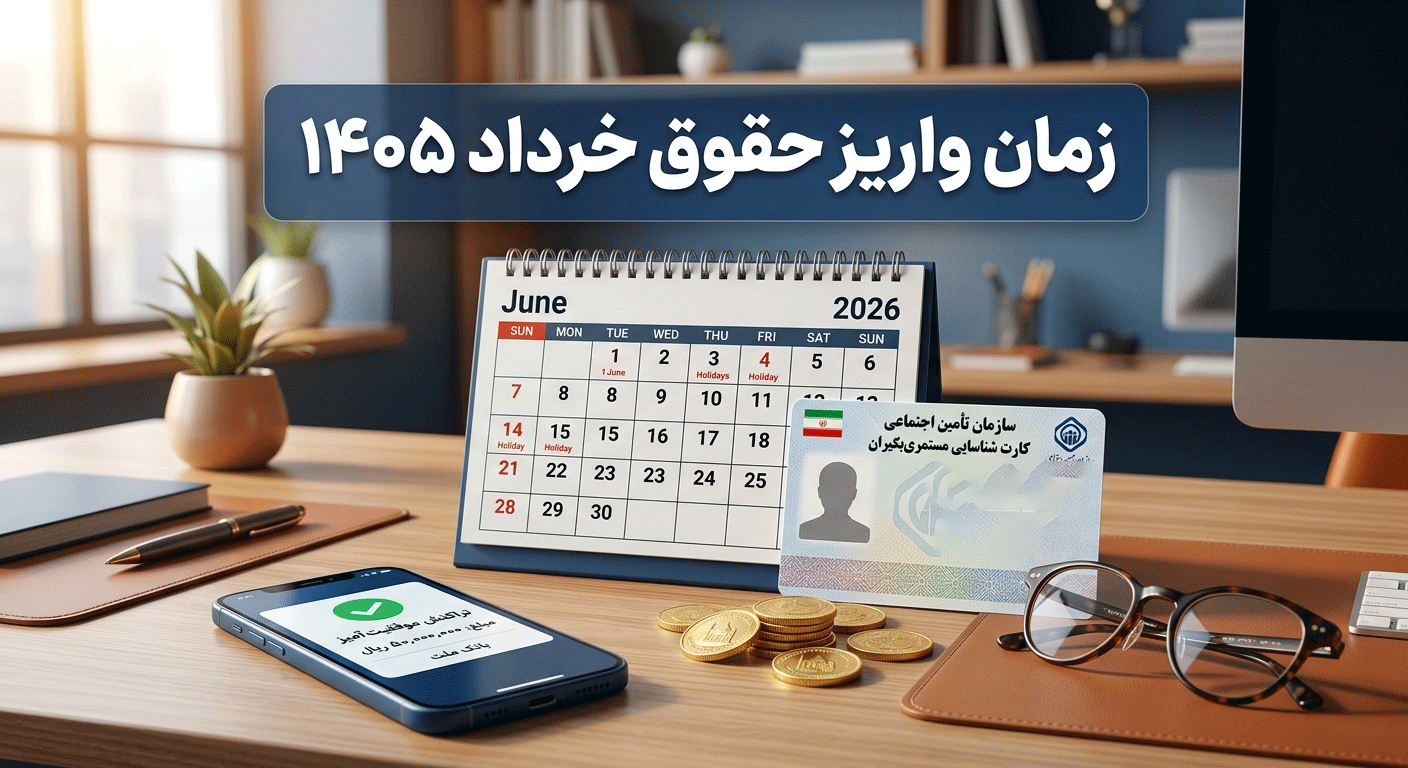 واریز حقوق خرداد 1405