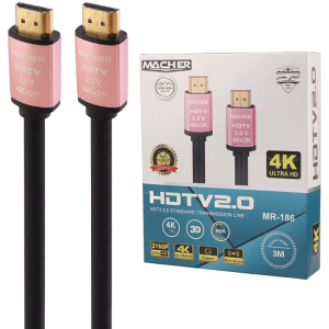 کابل 3 متری HDMI 4K برند Macher مدل MR-186