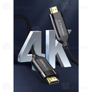نمای نزدیک کابل HDMI برند Mcdodo مدل CA-718 با کانکتورهای مقاوم