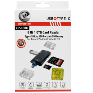 ریدر همه کاره کارت حافظه XP مدل XP-650U
