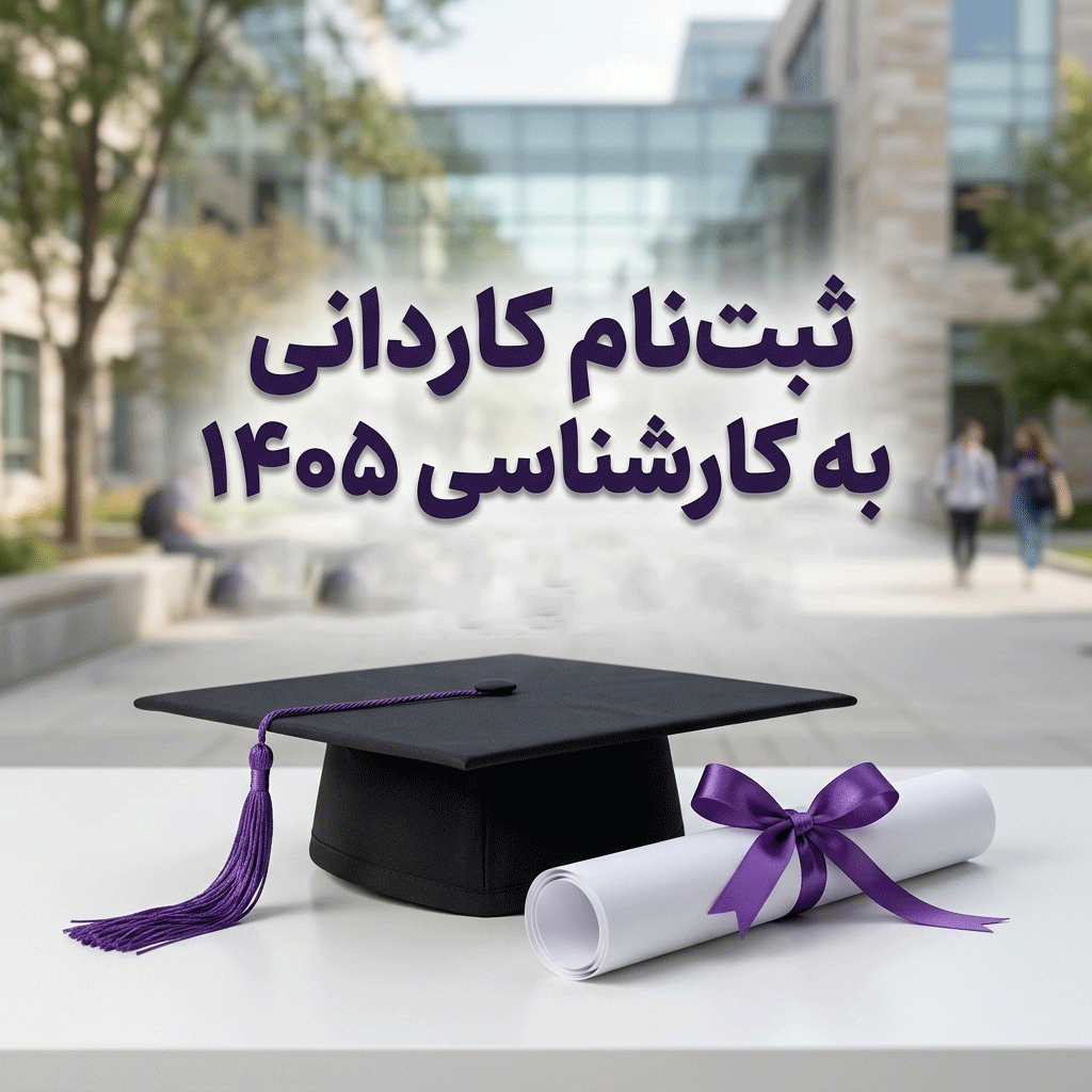 ثبت نام کاردانی 1405