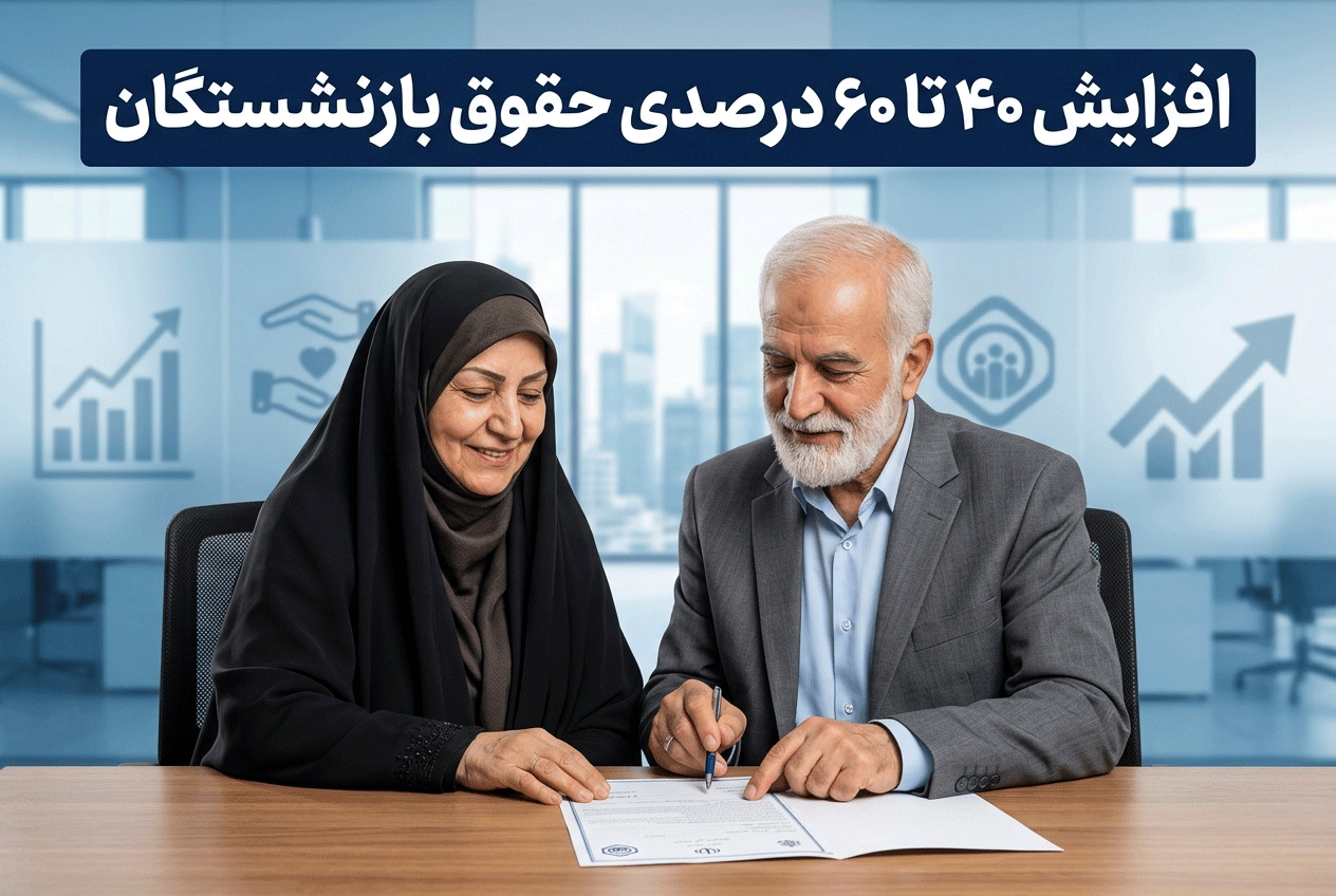 افزایش حقوق بازنشستگان