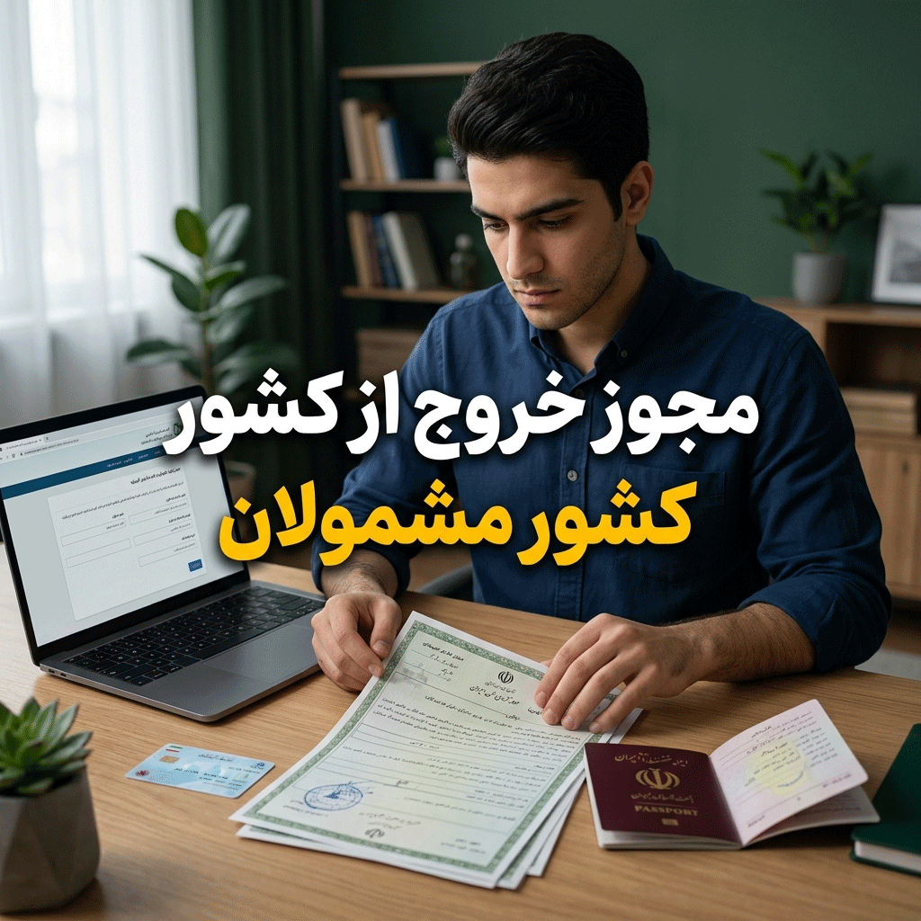 تصویر شاخص مجوز خروج از کشور
