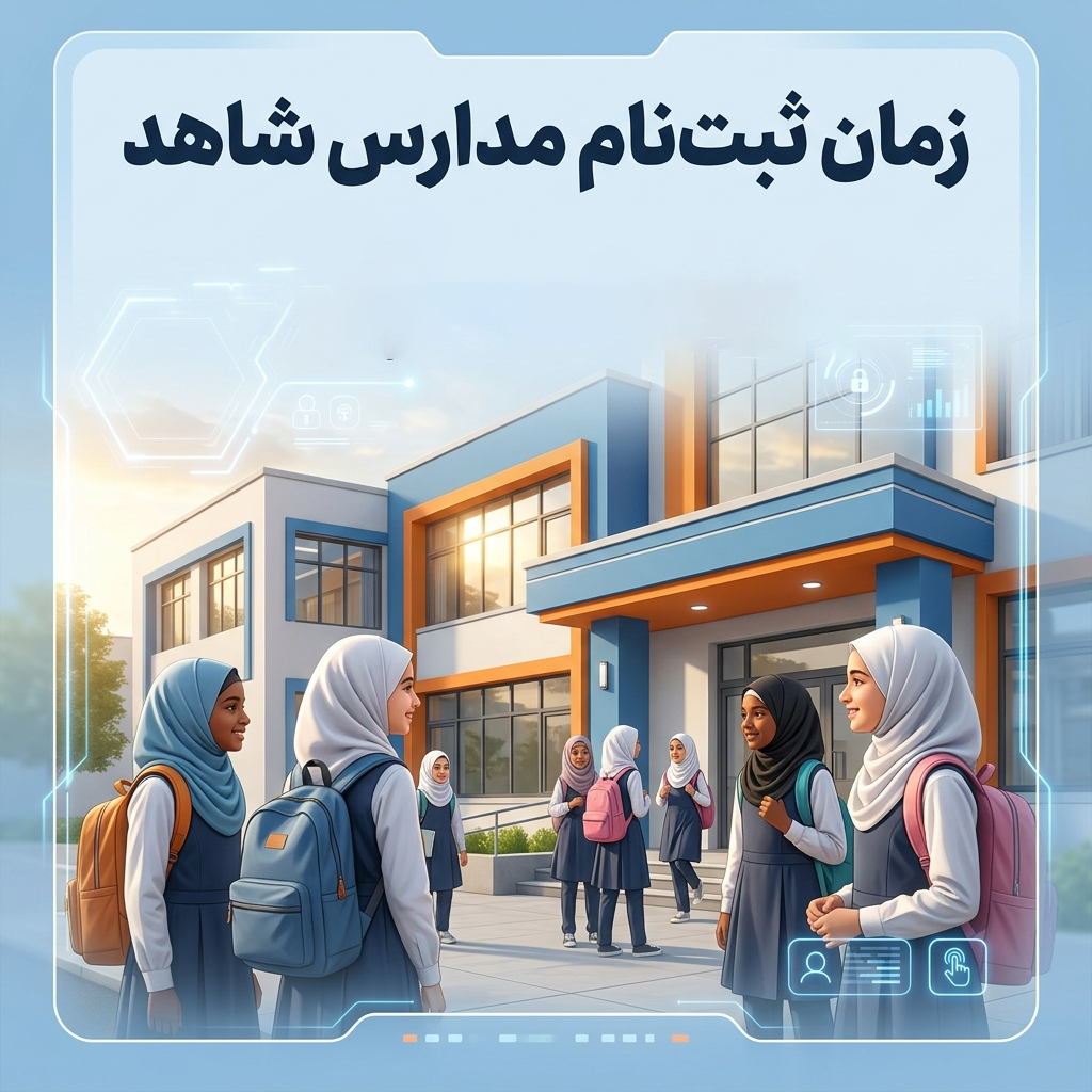 زمان ثبت‌نام مدارس شاهد سال تحصیلی ۱۴۰۶-۱۴۰۵ در سامانه my.medu.ir