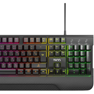 کیبورد گیمینگ RGB سیم دار تسکو مدل TK 8085GA