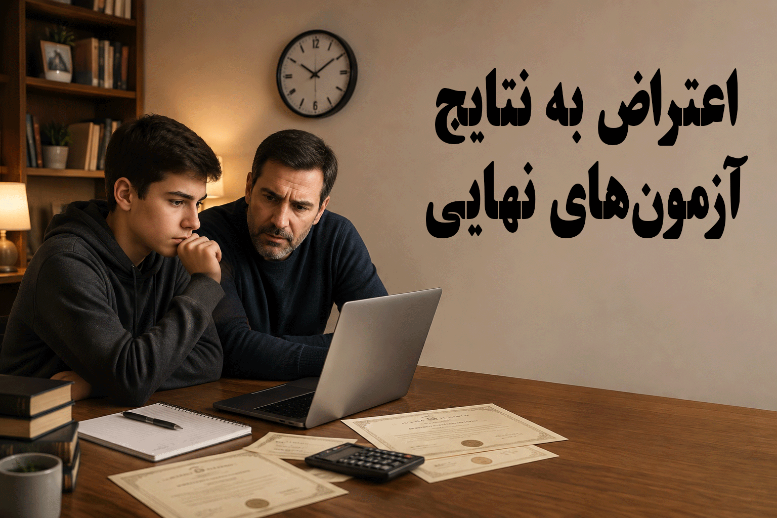 اعتراض به نتایج امتحانات نهایی