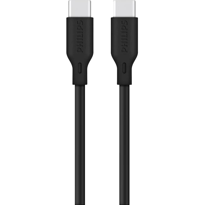کابل 2 متری 65w دو سر Type-c برند Philips مدل DLC4561CB