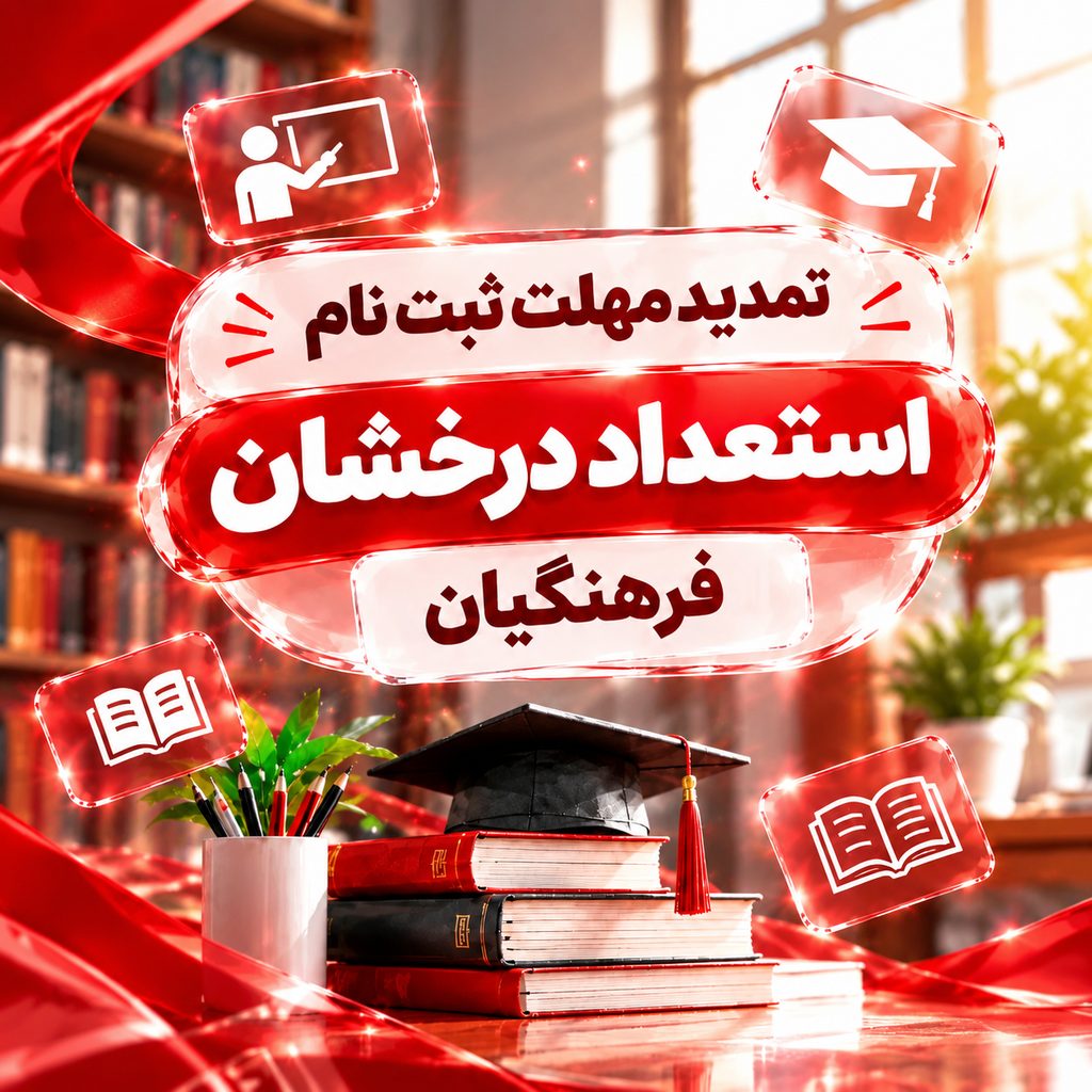 تمدید مهلت ثبت نام استعداد درخشان فرهنکیان